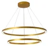 IMMAX NEO FINO SMART rippvalgusti 2 ringiga 60+80cm 93W kuldne Zigbee 3.0 TUYA