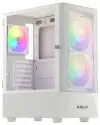 Krux-chassi Vako RGB ATX 2x140mm RGB-fläkt 1x120mm RGB-fläkt 2xUSB 2.0 USB 3.0 vit Krux-chassi Vako RGB ATX 2x140mm RGB-fläkt 1x120mm RGB-fläkt 2xUSB 2.0 USB 3.0 vit