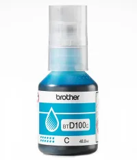 Brother originální inkoust BTD100C pro T23x T43x T53x T73x T93x cca 5000 stránek modrý (1 of 4)