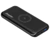 Banc cumhachta Energizer QE10009PQ 10000mAh Seachadadh Cumhachta muirir gan sreang dubh