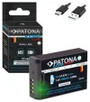 Batería PATONA para Canon LP-E12 750mAh Li-Ion Platinum carga USB-C