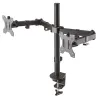 Neomounts FPMA-D550DBLACK Supporto display da tavolo 10-32" Morsetto VESA 100X100 capacità di carico 2x 8kg 2 display nero thumbnail (2 of 7)