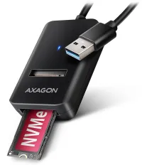 AXAGON USB-A adapter for connecting M.2 NVMe SSD ADM2-AM USB-A USB 3.2 Gen2 USB-A cable 10cm (1 of 4)