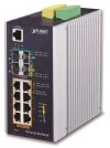 Planet IGS-6325-8UP2S2X industriel L3-switch 8x1Gb 2x2.5Gb SFP 2x10Gb SFP+ 90 360W 48-54VDC -40~75°C blæserløs