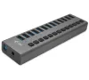 I-tec USB 3.0 a mhuirearú HUB 13 Port + adapter cumhachta 60 W