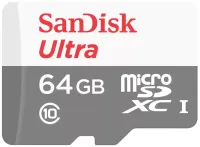 SanDisk Ultra 64 Go microSDXC CL10 UHS-I Vitesse jusqu'à 100 Mo s SanDisk Ultra 64 Go microSDXC CL10 UHS-I Vitesse jusqu'à 100 Mo s (1 of 1)