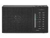 NEDIS radio portable AM ​​FM alimentée par batterie analogique 1,5 W sortie casque noir thumbnail (3 of 7)