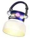 Lampada da campeggio solare IMMAX con catena luminosa LED RGB integrata 10W IP65 USB-C