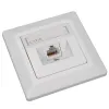 Presa Ethernet Solarix CAT6 STP 1 x RJ45 da incasso bianco SX9-1-6-STP-WH
