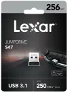 Lexar flash drive 256GB JumpDrive S47 USB 3.1 black plastic case (read: up to 250MB/s) thumbnail (4 of 4)