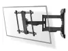 NEDIS wall TV mount 37-80" load capacity 70 kg adjustable steel black