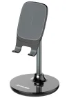 COLORWAY Vridbar hållare med 90° rotation för mobiltelefon surfplatta svart