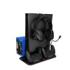 CANYON multifunctional cooling stand for PS5 charging 2 PS5 controllers RGB backlight black thumbnail (2 of 12)
