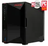 Asustor NAS Nimbustor 2 AS5202T 2x 2.5" 3.5" SATA III Intel Celeron J4005 2.0 GHz 2GB 2x 2.5 GbE 3x USB 3.0 HDMI thumbnail (1 of 5)