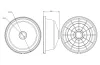 Capa de chuva HIKVISION para câmera DS-1253ZJ-L compatível com câmeras da série D6xx thumbnail (2 of 2)