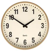 Orologio da parete NEDIS, diametro 300 mm, movimento silenzioso, legno marrone Orologio da parete NEDIS, diametro 300 mm, movimento silenzioso, legno marrone (1 of 2)