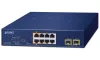 Planet PoE switch 8x1Gb + 2xSFP 1Gb PoE 180W 2x 802.3bt + 4x 802.3at