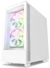 Корпус NZXT H5 Elite edition 3x120 мм (2xRGB) вентилятор USB 3.0 USB-C 3.1 прозрачная боковая и передняя панель белого цвета thumbnail (2 of 6)