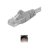 Cavo patch PremiumCord UTP RJ45-RJ45 livello 5e 1 m grigio