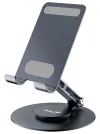 GENIUS G-Stand M100 bärbart telefonställ vridbart 360° tippbart aluminium