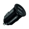 Swissten cl adapter 2x usb 4.8A metal sort