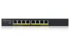 ZyXEL GS1900-8HP v3 8 portos GbE L2 PoE Smart Switch 802.3 asztali ventilátor nélküli 70 Watt thumbnail (3 of 4)