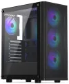 Endorfy case Ventum 200 ARGB 4x120mm ARGB PWM ventilator 2xUSB gehard glas zwart