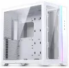 Magniumgear Powered by Phanteks NEO Qube v.2 ATX 2 x USB 3.0 USB-C 3.1 ARGB gehard glas wit