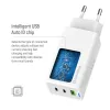 COLORWAY 2x USB-C 1x USB-A power charger GaN PD PPS 65W Including 2x USB-C-USB-C USB-C-Lightning cables White thumbnail (9 of 12)