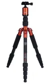 Rollei Tripod Compact Traveler No. 1 Load 5kg Pulled 142cm Orange