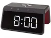 NEDIS Ξυπνητήρι ασύρματος φορτιστής Qi Certification Night Light Multiple Colors 5 12 9VDC 1.0A 2.5A USB-A Black