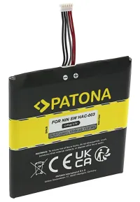 Батерия PATONA за игрова конзола Nintendo Switch HAC-003 4300mAh Li-Pol 37V (1 of 2)