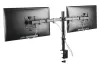 Neomounts FPMA-D550DBLACK Supporto display da tavolo 10-32" Morsetto VESA 100X100 capacità di carico 2x 8kg 2 display nero thumbnail (6 of 7)