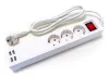 XTENDLAN ZAS01 Tuya smart extension lead IP20 3x socket 4x USB thumbnail (1 of 3)
