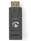 NEDIS adapter DisplayPort - HDMI DisplayPort vtič - HDMI vtičnica črn pretisni omot thumbnail (2 of 6)