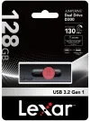 Lexar-flash-asema 128 Gt Dual Type D300 USB-C & USB-A 3.2 (luku jopa 130 Mt/s) thumbnail (5 of 5)