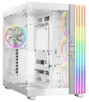 Roueg sinn! Case LIGHT BASE 900FX ATX ARGB Sträif 4x140mm ARGB Fan 2xUSB 3.0 USB-C Panorama Wäiss
