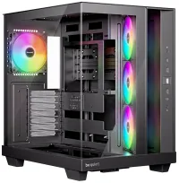Be quiet! chassi LIGHT BASE 500 LX / MidT / 4x120mm ARGB-fläktar / 2 x USB 3.2 / USB-C / panoramisk / svart (1 of 7)