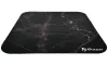 AROZZI Zona Quattro Black Marble ochranná podložka na podlahu 116 x 116 cm design černý mramor