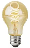 NEDIS Lampadina LED Wi-Fi Smart a filamento E27 A60 49W 230V 360lm Bianco caldo-freddo Dimmerabile Oro thumbnail (2 of 4)