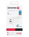 Swissten tīkla adapteris gan 1x usb-c 45w pd + 1x usb-a 18w qc balts thumbnail (3 of 3)