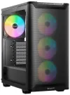 Bí ciúin! cás PURE BASE 501LX ATX 4xARGB lucht leanúna USB-C 2xUSB 3.2 gloine tempered dubh