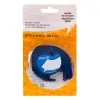 PRINTLINE compatibele tape met DYMO 59423 12mm 4m zwarte opdruk gele achterkant LetraTag plastic