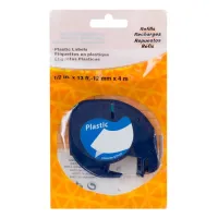 Bandă compatibilă PRINTLINE cu DYMO 59423 12mm 4m suport galben imprimat negru LetraTag plastic Bandă compatibilă PRINTLINE cu DYMO 59423 12mm 4m suport galben imprimat negru LetraTag plastic (1 of 1)