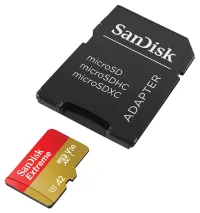SanDisk Extreme 128GB microSDXC CL10 UHS-I U3 V30 koos adapteriga SanDisk Extreme 128GB microSDXC CL10 UHS-I U3 V30 koos adapteriga (1 of 2)