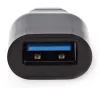 NEDIS adapter USB 3.0 plug USB-C - socket USB-A black thumbnail (3 of 3)