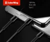 Colorway Cable de Carga 3 en 1 Lightning+MicroUSB+USB-C 4A Nylon 1,2m Gris thumbnail (6 of 6)