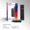 STÆRK DVB-T T2 tuner HDMI stick SRT 84 Full HD H.265 HEVC ekstern antenne EPG PVR HDMI USB mikro USB IR sort thumbnail (9 of 9)