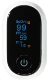NEDIS Smart Pulsoximeter Bluetooth OLED Display Perfusiounsindex Pulsrate Anti-Bewegungsinterferenz Saturation ky thumbnail (2 of 4)