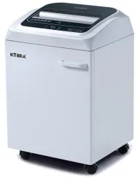 Destructora de papel KOBRA 245 TS S4, corte en tiras de 38 mm, capacidad para 27 hojas A4, volumen del contenedor de 40 l, nivel de seguridad P2, color gris. (1 of 6)
